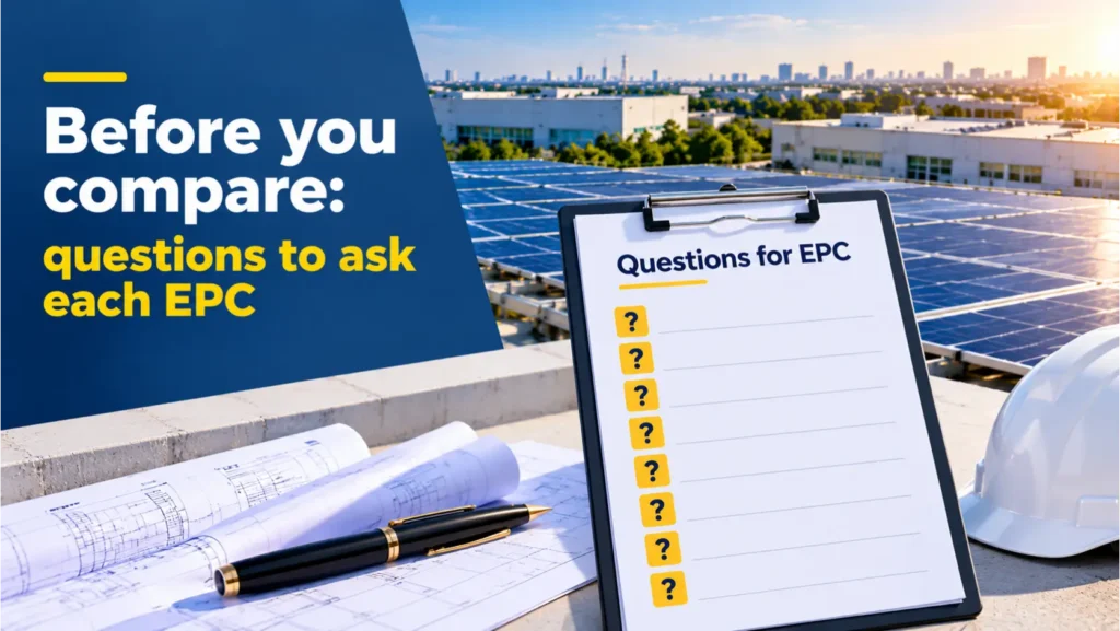 solar EPC quotations